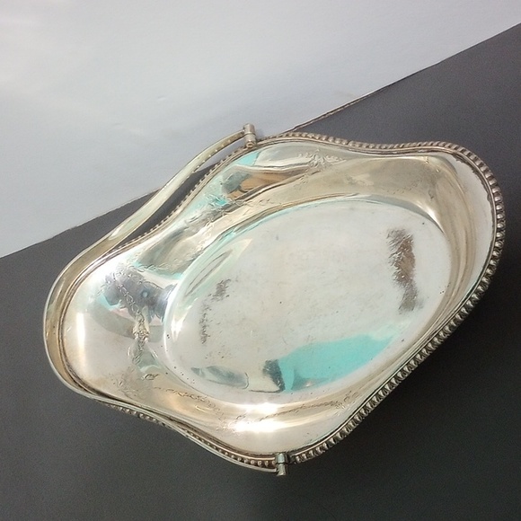 Antique Harris Brothers & Howsen ALPHA Footed Bon Bon Basket - Picture 6 of 9